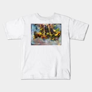 Sunflowers Mixed Media 01 Kids T-Shirt